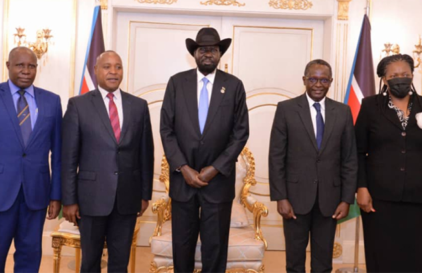 EAC Secretary General pays courtesy call on President Salva Kiir Mayardit